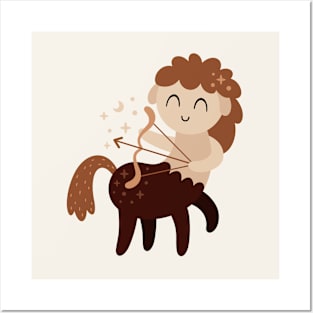 Sagittarius Baby Zodiac Sign Posters and Art